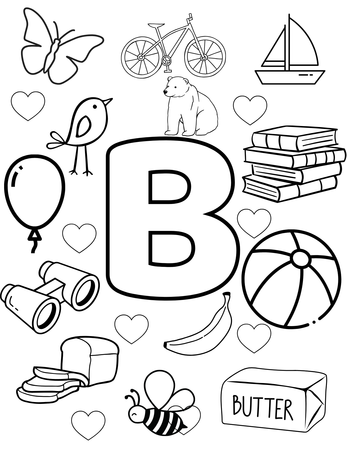 AT Included Alphabet Coloring Book: Fun Learning Activities to Help Kids Explore Letters A-Z with Creativity/26 Pages/Digital Product/Busy Book for Kids