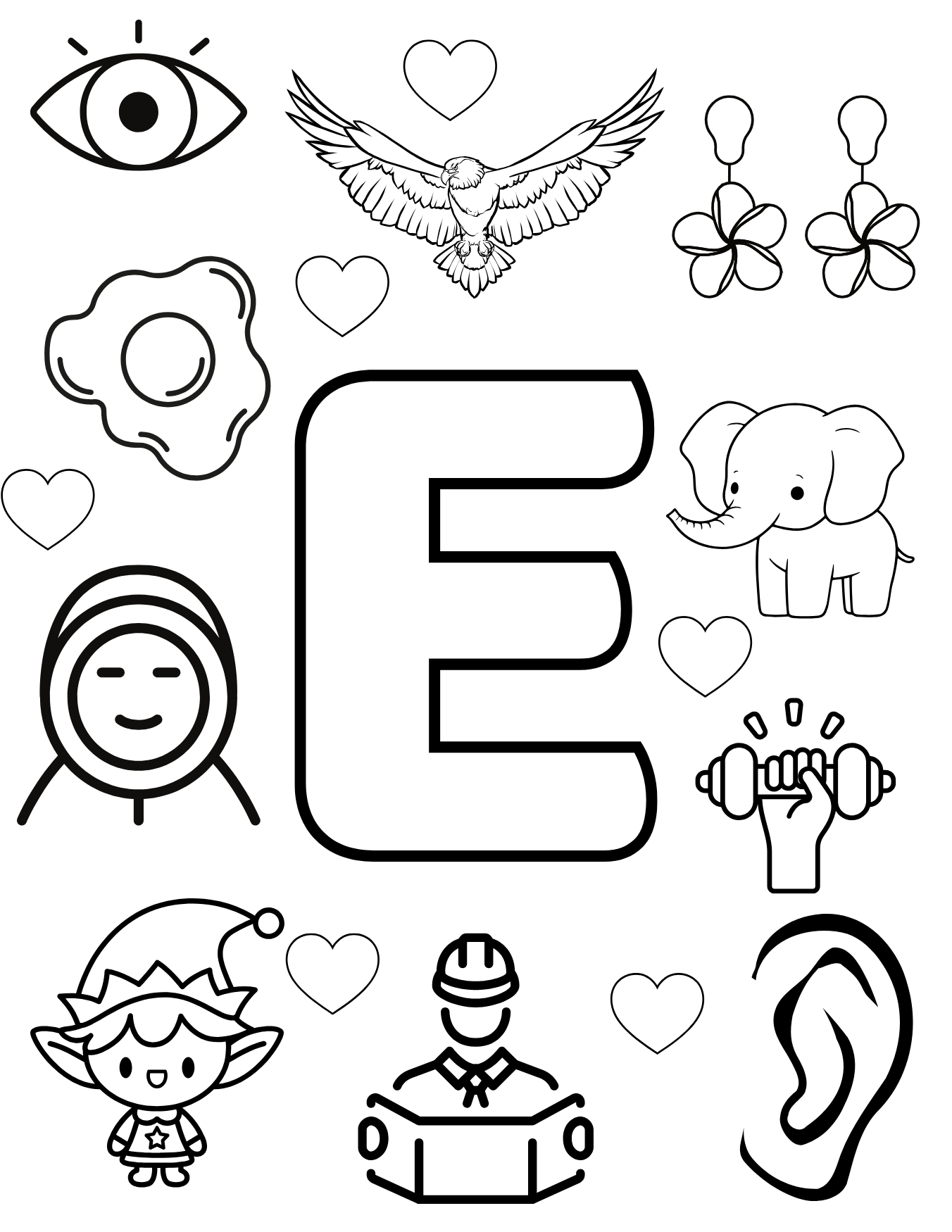 AT Included Alphabet Coloring Book: Fun Learning Activities to Help Kids Explore Letters A-Z with Creativity/26 Pages/Digital Product/Busy Book for Kids