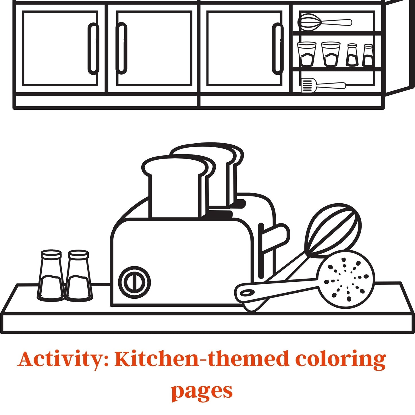 Kids Digital Activity Book with Coloring, Puzzles, and Writing About Fruits, Veggies, and Sweet Treats/Busy Book